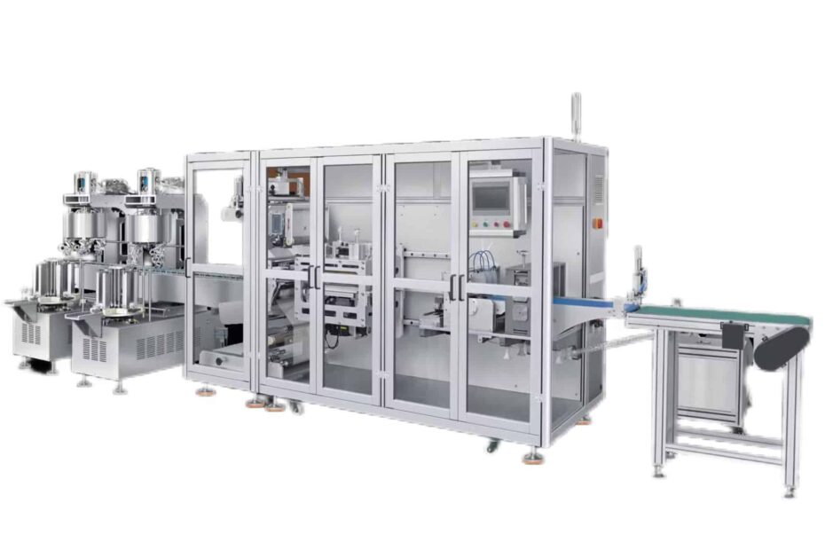 horizontal flow wrapping machine