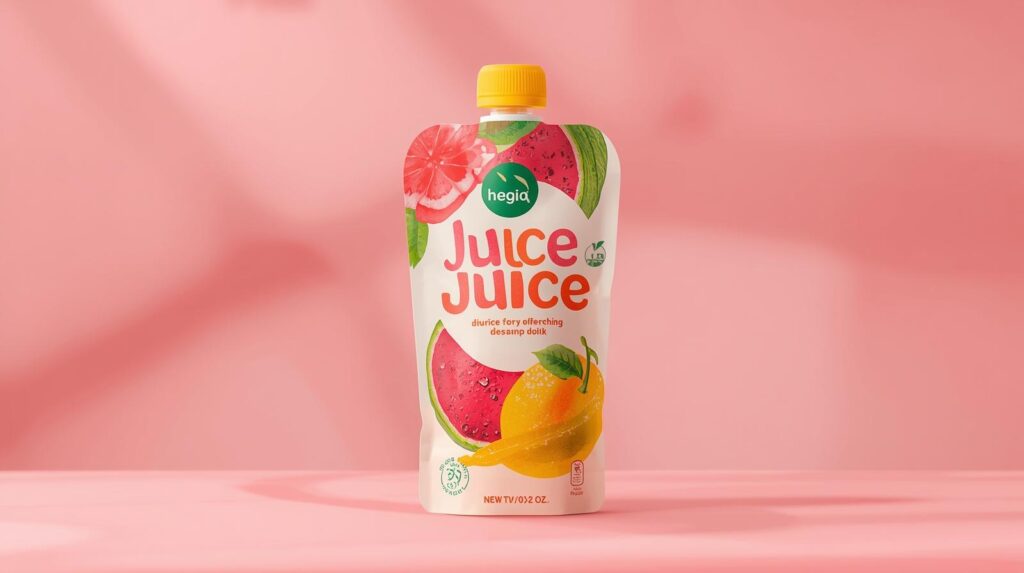 Saftbeutelverpackung