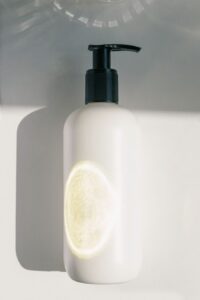 Blank pump bottle for shampoo packaging machine applications